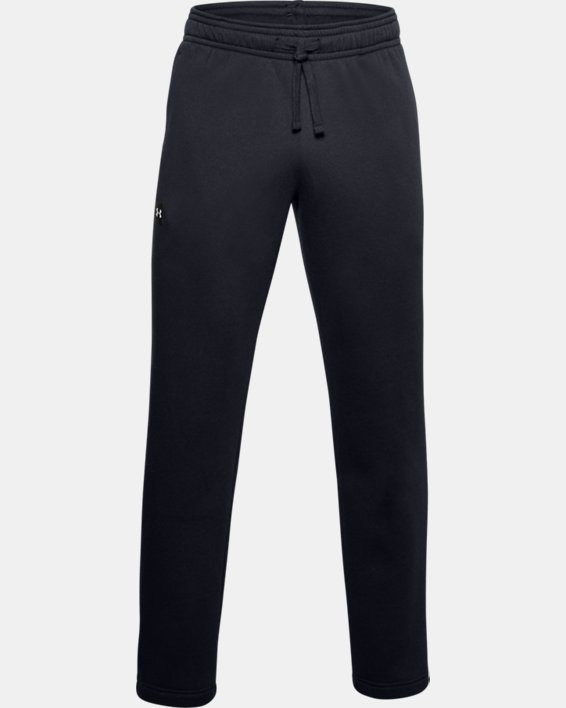 Men's UA Rival Fleece Pants, Black, pdpMainDesktop image number 5